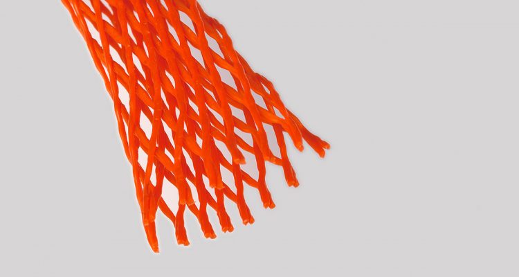 Kunststoff-Netzschutzschlauch in orange, Art-Nr. 700100