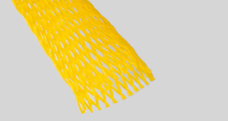 Kunststoff-Netzschutzschlauch in gelb, Art-Nr. 711000
