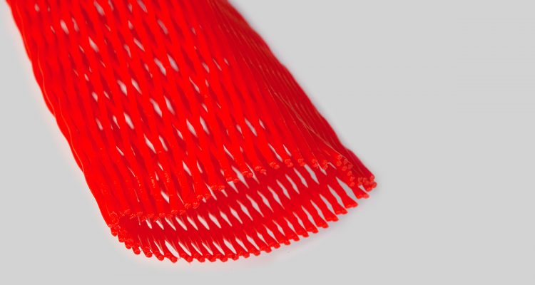 Kunststoff-Netzschutzschlauch in rot, Art-Nr. 721000
