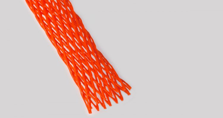 Kunststoff-Netzschutzschlauch in orange, Art-Nr. 734000